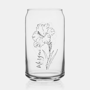 Cadeau personnalisé d'août Gladiolus Fleur de nais