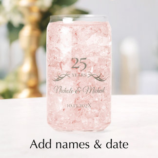 Cadeau personnalisé de 25e anniversaire de mariage
