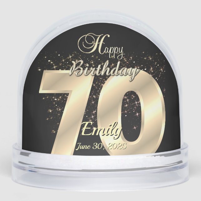 Cadeau personnalisé de 70e anniversaire (Avant)
