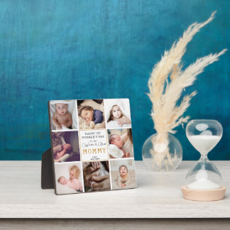 Cadeau personnalisé de plaque photo pour la premiè