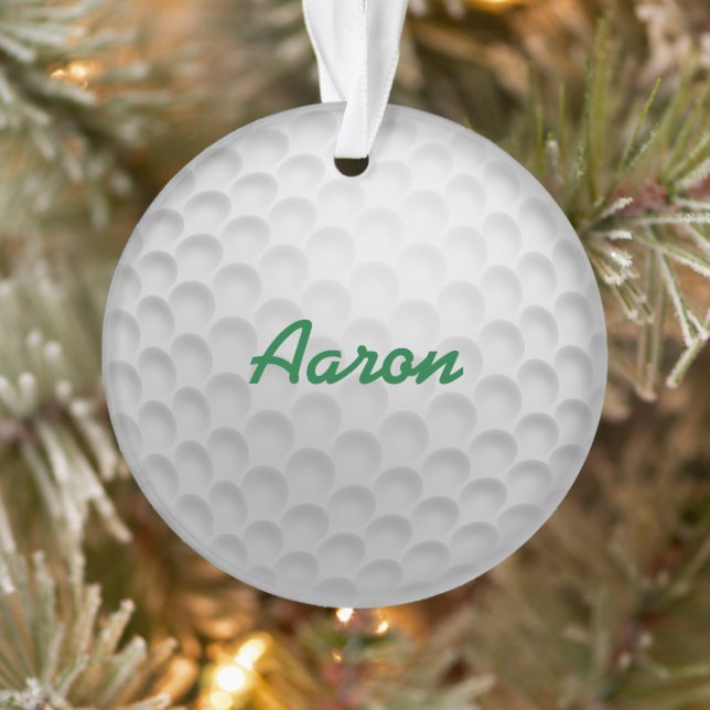 Cadeau personnalisé d'ornement de golf (Arbre)