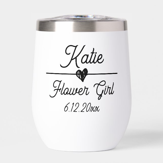 Cadeau personnalisé fille Fleur mignonne (Avant)