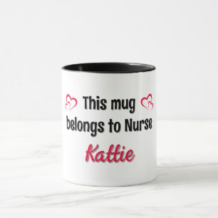 Cadeau personnalisé Nurse Café Mug