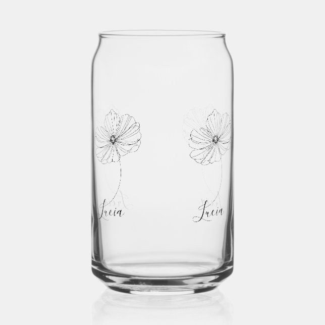 Cadeau personnalisé Octobre Cosmos Fleur de naissa (Recto)