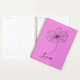 Cadeau personnalisé Octobre Cosmos Fleur de naissa