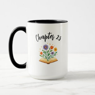 Cadeau personnalisé pour 25 ans, Mug personnalisé 