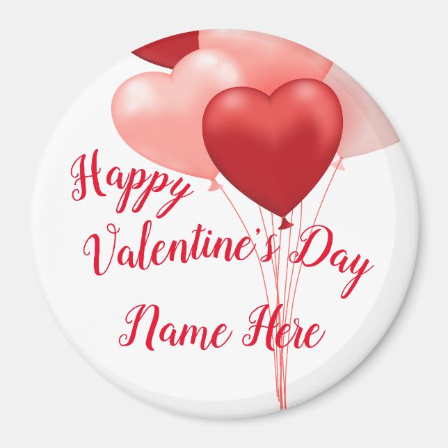 Cadeau personnalisé Saint Valentin Magnet Gmall (Devant)