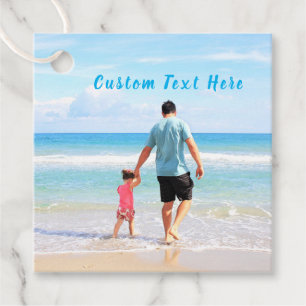 Cadeau Personnalisez vos étiquettes cadeaux photo avec du
