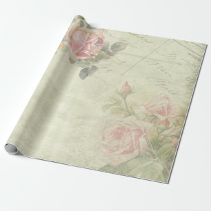 Cadeau Petit pain romantique de papier d'emballage de