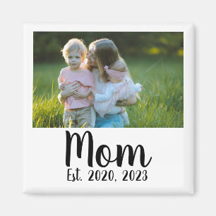 Cadeau Photo Magnet Personnalisé Maman