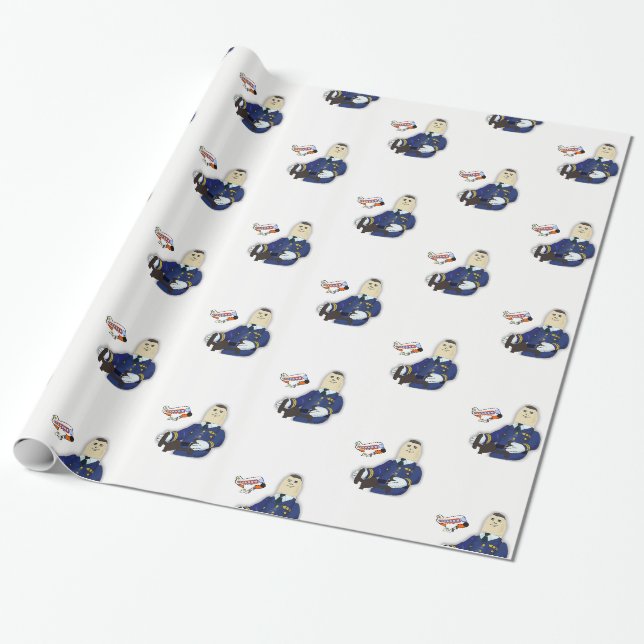 Cadeau Pilote de papier d'emballage (Déroulé)