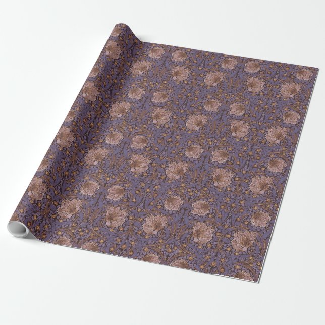 Cadeau Pimpernel William Morris - Papier à enveloppement  (Déroulé)