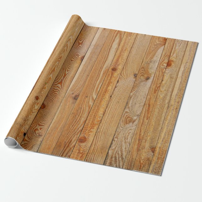 Cadeau planches en bois enveloppant du papier (Déroulé)