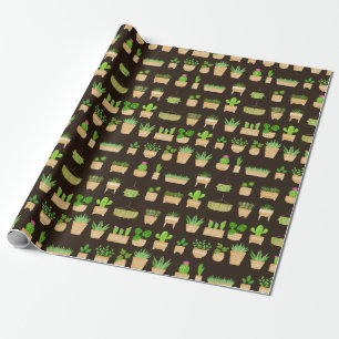 Cadeau Plantes de la maison Cactus sur papier d'enveloppe