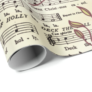 Cadeau Plate-forme le papier d'emballage de musique de