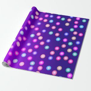 Cadeau Points de couleur 2 Papier à envelopper