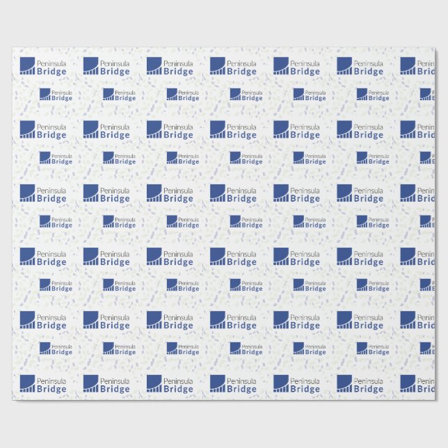 Cadeau Pont de la Péninsule : Papier d'emballage grand lo (Plat)