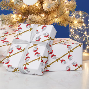 Cadeau Possum de papier d'enveloppement de Noël