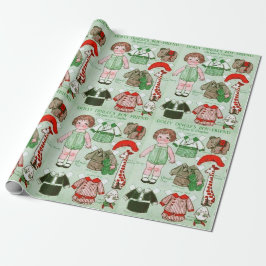 Cadeau Poupée de papier de l'ami de Dingle de chariot