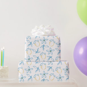 Cadeau Poupée de papier d'enveloppement Motif Citrus