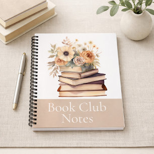 Cadeau pour amoureux de livres Cahier floral pour 