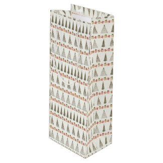Cadeau Pour Bouteille Sac de vin de Noël
