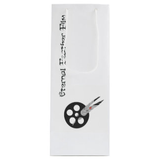 Cadeau Pour Bouteille Sac grand de film éternel de plume