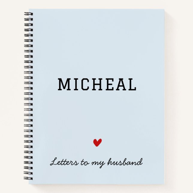 Cadeau pour le Mari Journal d'anniversaire personn (Devant)