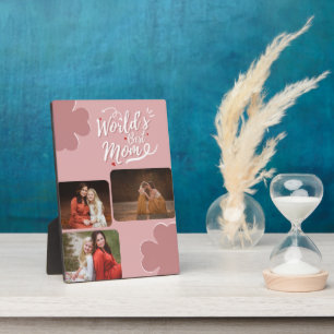 Cadeau pour maman   Plaque Collage Photo Fête des 