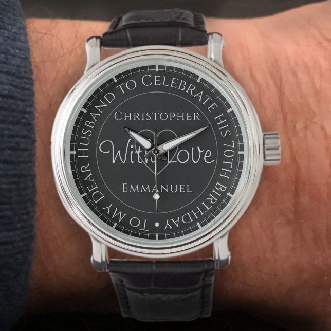 Cadeau pour mari sur sa montre d'anniversaire de 7 (Créateur téléchargé)