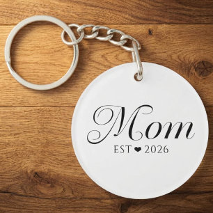 Cadeau pour nouvelle maman en noir et blanc