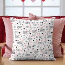 Cadeau pour petite amie Coussin de la Saint-Valent