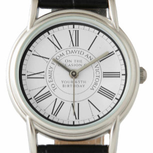 Cadeau pour Soeur sur sa montre d'anniversaire