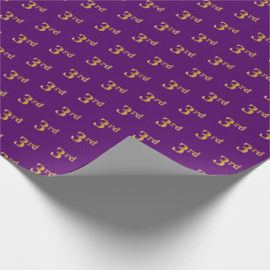 Cadeau Pourpre, papier d'emballage (de troisième)