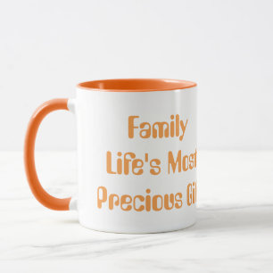 Cadeau Précieux Cadeau Orange Combo Mug