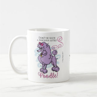 Cadeau précieux de tasse de café de caniche