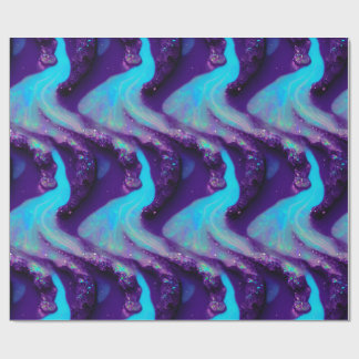 Cadeau Purple Opal Dream Enveloppement Papier Crystals Ab