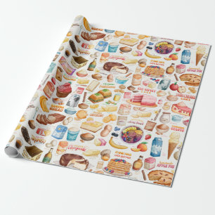 Cadeau Recettes papier enveloppant