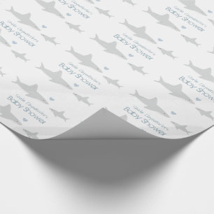 Cadeau Requins mignons avec le papier d'emballage de