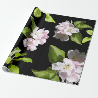Cadeau Ressort Apple Blossom Enveloppement papier mat