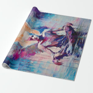 Cadeau Reverence & Sunrise, Collage de papier Angel Guard