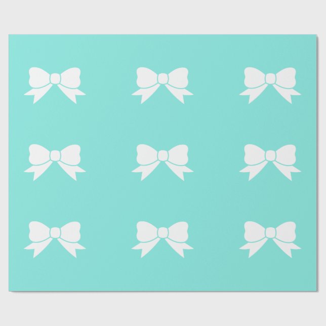 Cadeau Robins oeuf Bleu Inspiré Matte Wrapper Papier (Plat)