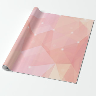 Cadeau Rose géométrique, Papier d'enveloppement