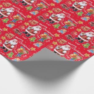 Cadeau Rouge de papier d'emballage de jouets de l'atelier