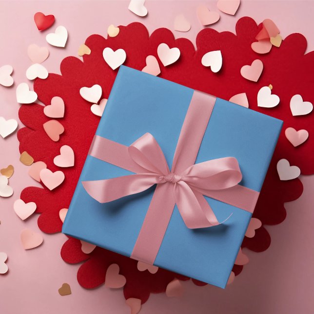 Cadeau Rouleau à papier bleu azur tendance (Créateur téléchargé)