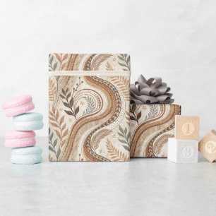 Cadeau Rouleau à papier Motif Boho tendance