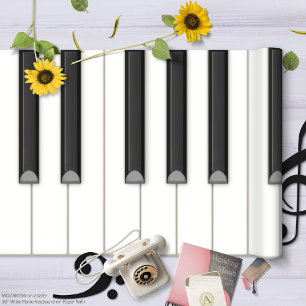 Cadeau Rouleau de papier clavier de piano géant (fond bei