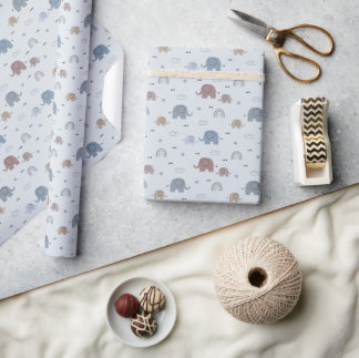 Cadeau Rouleau de papier d'emballage à motif de nursery é