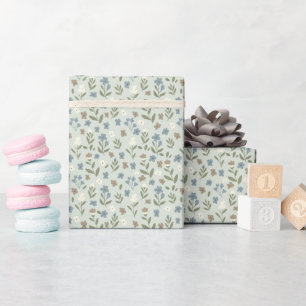 Cadeau Rouleau de papier d'emballage à motif floral migno