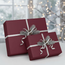 Rouleau de papier d'emballage Cranberry profond